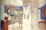 Carl Larsson mor kersti-mitt nordiska museum Spain oil painting artist